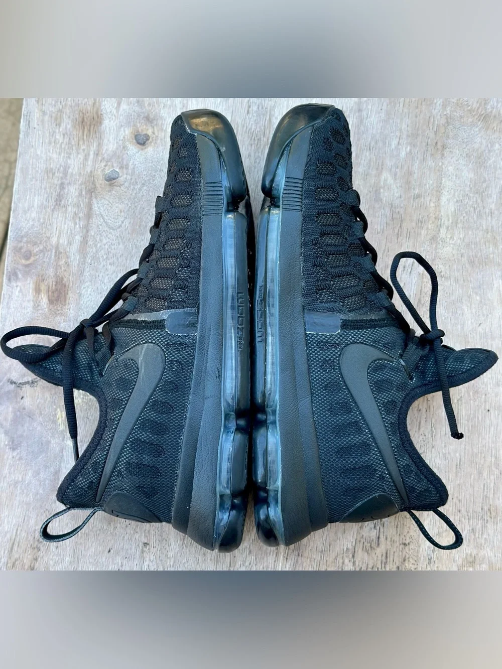 Nike Zoom KD 9 IX Triple Black Basketball Shoes Men’s US 8.5 843392-007